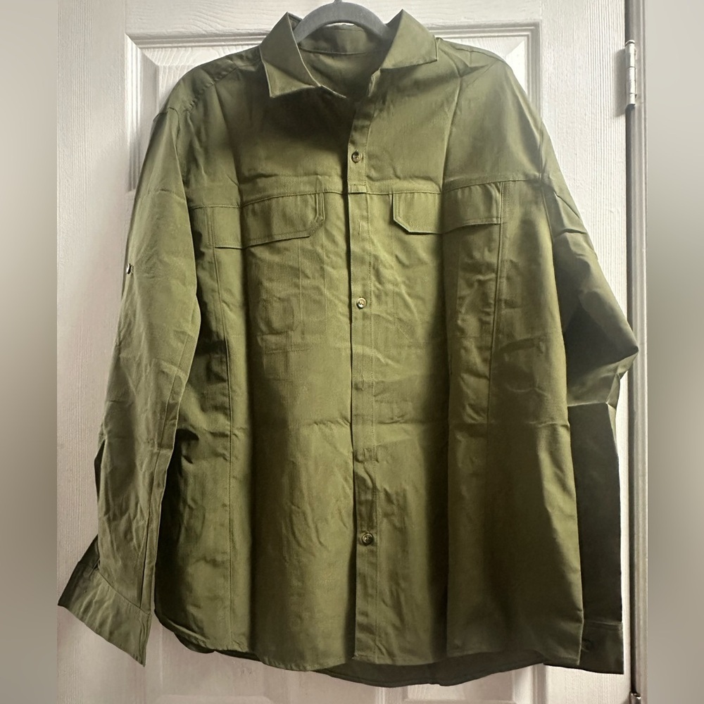 🆕 Men’s Hiking/Tactical Shirt Army Green